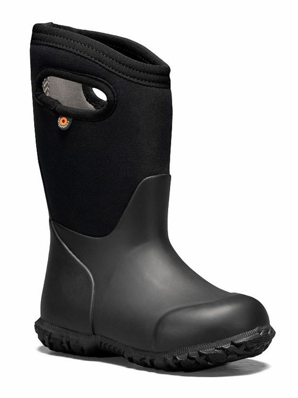Bogs York Kids’ Black Waterproof Rain Boots Size 2 Youth